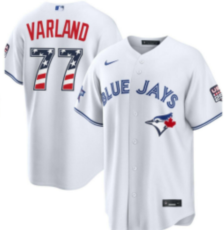 Men 2026 Toronto Blue Jays #77 Varland white Game Nike MLB Jersey 0719001